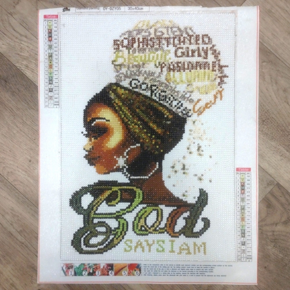 Brilliant Diamond Painting With Gloss Finish